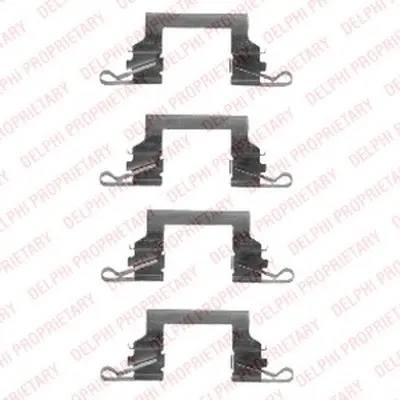 Комплектующие, колодки дискового тормоза DELPHI купить