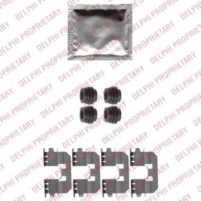 Комплектующие, колодки дискового тормоза DELPHI купить