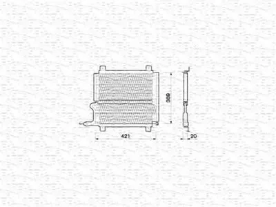 Конденсатор, кондиционер MAGNETI MARELLI купить