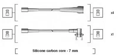 Комплект проводов зажигания MAGNETI MARELLI купить