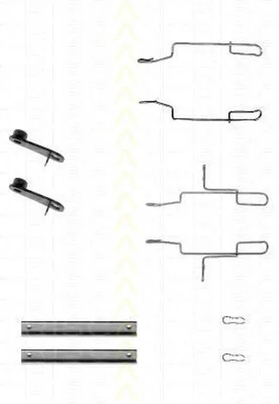Комплектующие, колодки дискового тормоза TRISCAN купить