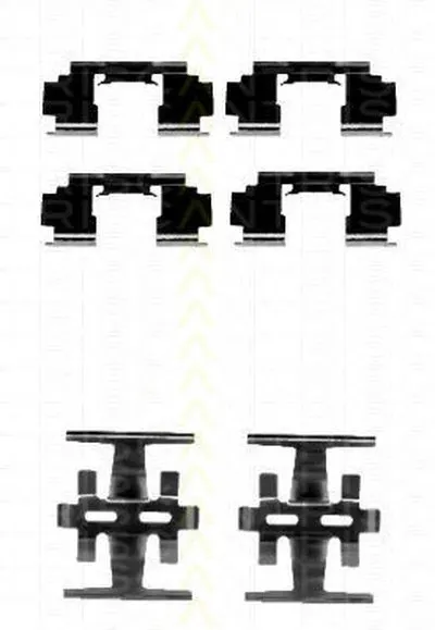 Комплектующие, колодки дискового тормоза TRISCAN купить