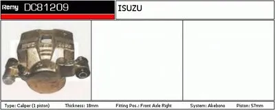 Тормозной суппорт Remanufactured REMY (Multiline) DELCO REMY купить
