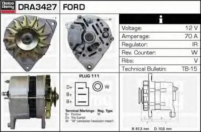 Генератор Remanufactured REMY (Light Duty) DELCO REMY купить