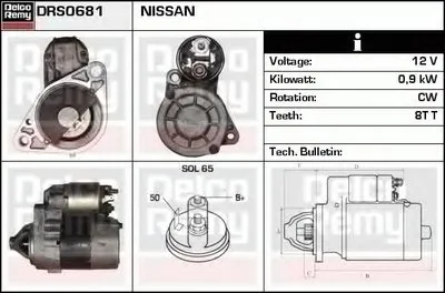 Стартер Remanufactured REMY (Light Duty) DELCO REMY купить