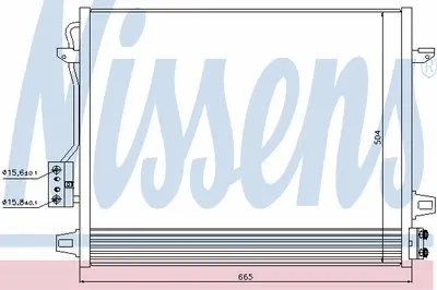 Конденсатор, кондиционер NISSENS купить