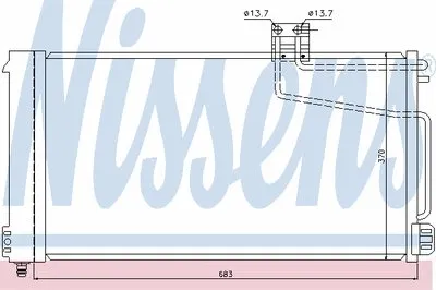 Конденсатор, кондиционер NISSENS купить