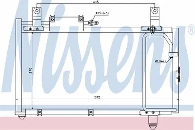 Конденсатор, кондиционер NISSENS купить