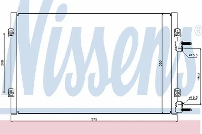 Конденсатор, кондиционер NISSENS купить