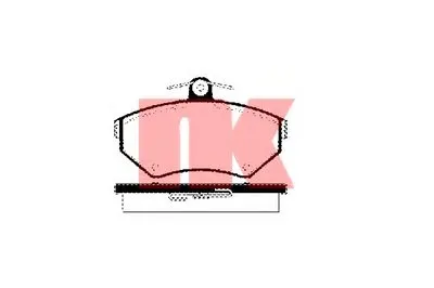 Комплект тормозных колодок, дисковый тормоз NK купить