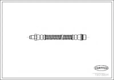 Тормозной шланг CORTECO купить