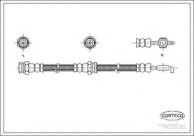 Тормозной шланг CORTECO купить