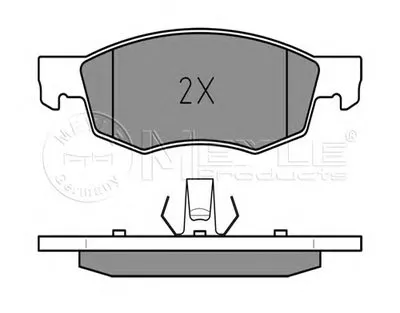 Комплект тормозных колодок, дисковый тормоз MEYLE купить