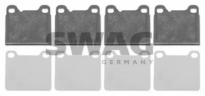 Комплект тормозных колодок, дисковый тормоз SWAG купить