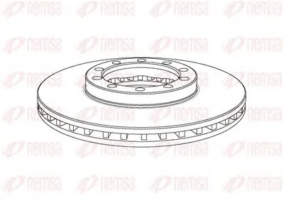 Тормозной диск Heavy Duty Brake Disc REMSA купить