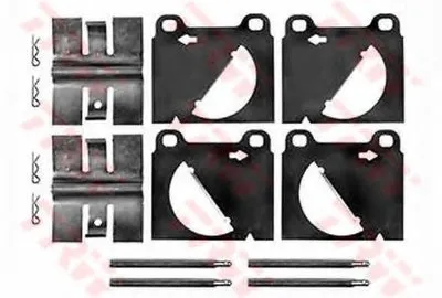 Комплектующие, колодки дискового тормоза TRW купить