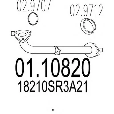 Труба выхлопного газа MTS купить