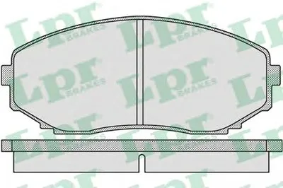Комплект тормозных колодок, дисковый тормоз LPR купить