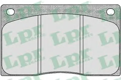 Комплект тормозных колодок, дисковый тормоз LPR купить