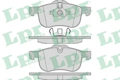 Комплект тормозных колодок, дисковый тормоз LPR купить