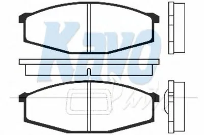 Комплект тормозных колодок, дисковый тормоз MK KASHIYAMA KAVO PARTS купить