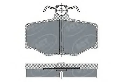 Комплект тормозных колодок, дисковый тормоз SCT Germany купить