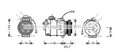 Компрессор, кондиционер AVA QUALITY COOLING купить