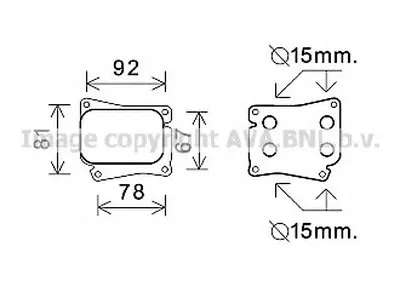 масляный радиатор, двигательное масло AVA QUALITY COOLING купить