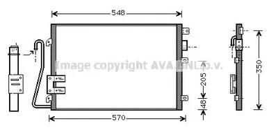 Конденсатор, кондиционер AVA QUALITY COOLING купить