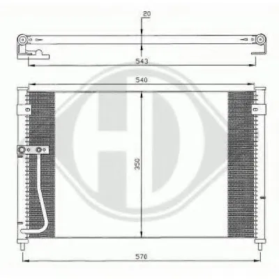 Конденсатор, кондиционер DIEDERICHS купить