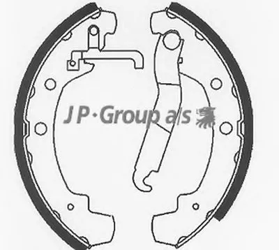 Комплект тормозных колодок QH JP GROUP купить