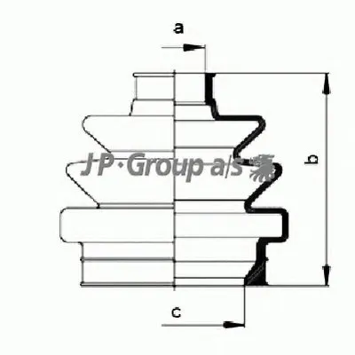 Комплект пылника, приводной вал QH JP GROUP купить
