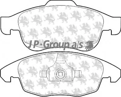 Комплект тормозных колодок, дисковый тормоз QH JP GROUP купить