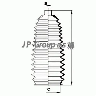 Комплект пылника, рулевое управление QH JP GROUP купить