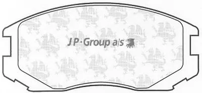 Комплект тормозных колодок, дисковый тормоз QH JP GROUP купить