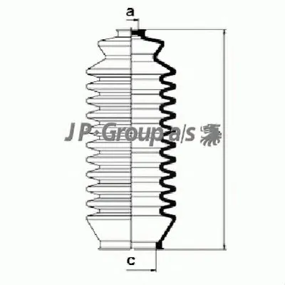 Комплект пылника, рулевое управление QH JP GROUP купить