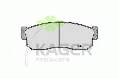Комплект тормозных колодок, дисковый тормоз KAGER купить