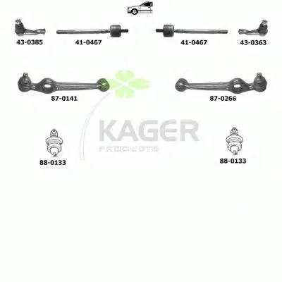 Подвеска колеса KAGER купить