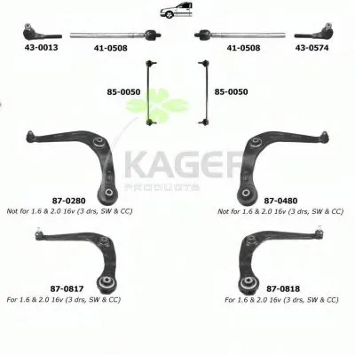 Подвеска колеса KAGER купить