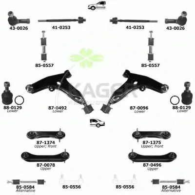 Подвеска колеса KAGER купить