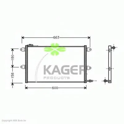 Конденсатор, кондиционер KAGER купить