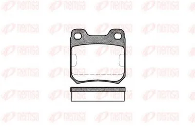 Комплект тормозных колодок, дисковый тормоз KAWE купить