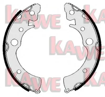Комплект тормозных колодок KAWE купить