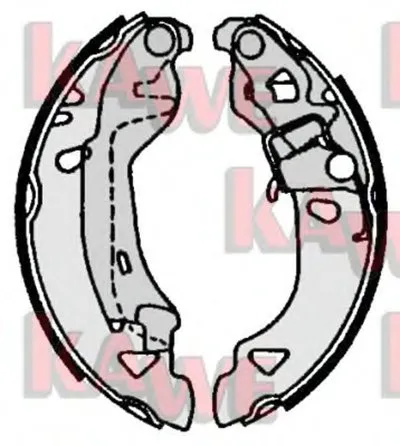 Комплект тормозных колодок KAWE купить