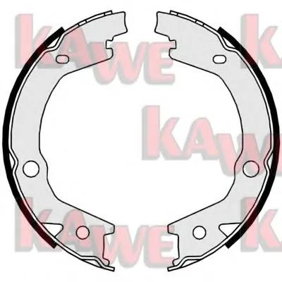 Комплект тормозных колодок, стояночная тормозная система KAWE купить