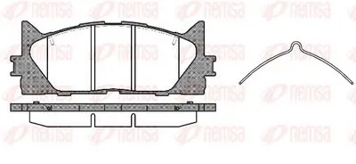 Комплект тормозных колодок, дисковый тормоз KAWE купить