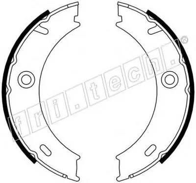 Комплект тормозных колодок, стояночная тормозная система fri.tech. купить