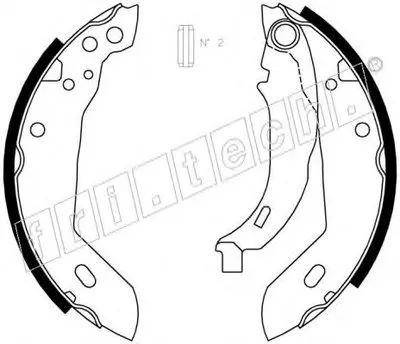 Комплект тормозных колодок fri.tech. купить
