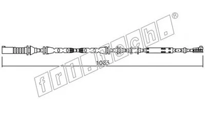 Сигнализатор, износ тормозных колодок fri.tech. купить