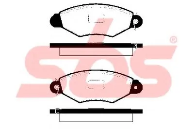Комплект тормозных колодок, дисковый тормоз sbs купить